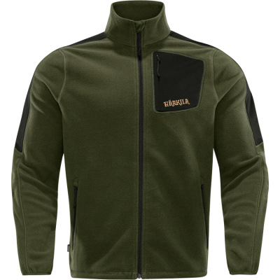 Flis jakna Härkila Venjan fleece jacket | Duffel green/Black