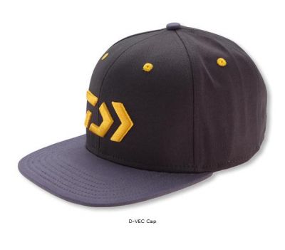 Ribiška kapa s šiltom DAIWA D-VEC Cap grey-yellow | 18205-505