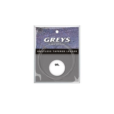 Predvrvica za muharjenje GREYS Greylon Knotless Tapered Leader 7x (0.10 mm)
