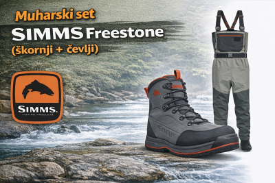 Muharski set SIMMS Freestone (škornji + čevlji)