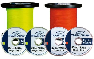 Backing TRAUN RIVER Fly Line Backing 20 lbs 50 yds | chartreuse