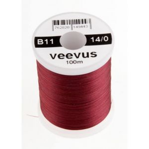Nit za vezavo muh Veevus thread 14/0 100m | B11 CLARET