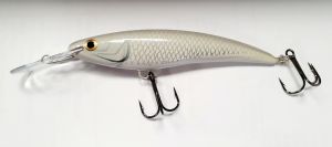 Enodelni vobler SAVAR 14 cm | beli klen