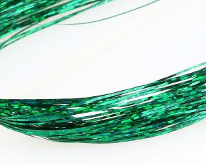 Bleščice | material za vezavo SYBAI Holographic Tinsel Hair | Green