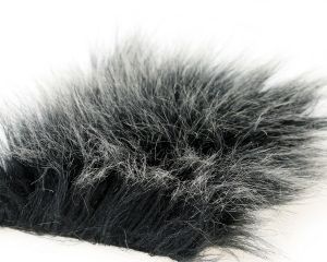 Material za vezavo SYBAI Craft Fur Medium, Black Fox, 100x140 mm