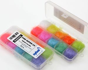 Dubbing za vezavo SYBAI Fine Super UV Dubbing, Box | Bright Colors