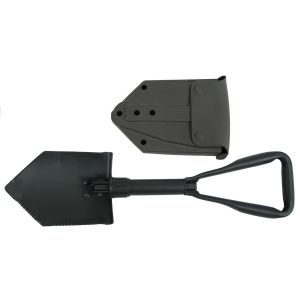 Zložljiva lopata MFH US Folding Shovel,extra solid, with plastic cover | 27043