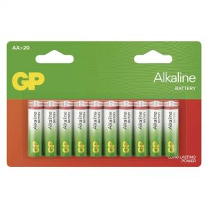 Baterija GP ALKALINE alkalna LR6 AA 20 blister