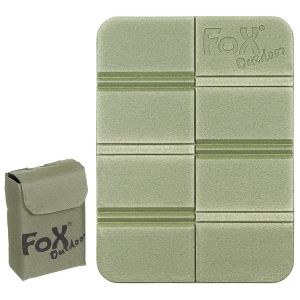 Zložljiva podloga za sedenje FOX OUTDOOR  Thermal Seat Pad, foldable, with Molle pouch, OD green