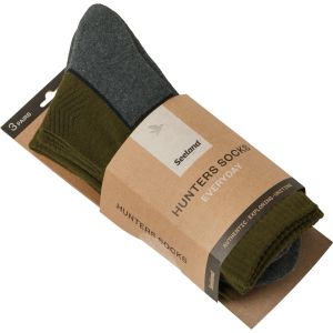 Nogavice SEELAND Field Sock - 3Pack Pine Green/Dark Grey (43-46)