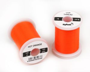 UV nit za vezavo muh SYBAI UVR thread, Hot Orange