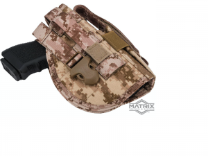 Tok za pištolo Matrix Tactical Battlefield Elite MOLLE Holster (Color: Digital Desert)