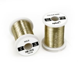 Žica za povijanje muh SYBAI Colour Wire, 0.1 mm, Gold