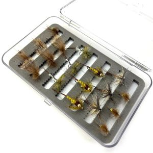 Umetne muhe TRAUN RIVER Expert Mayfly-Set (18 pcs) + Clear Top Box