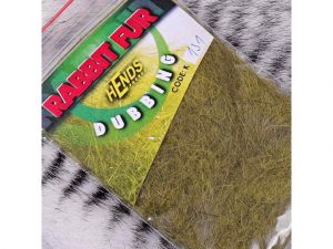 Naravni dubbing HENDS RABBIT FUR DUBBING - INSECT GREEN