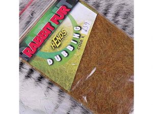 Naravni dubbing HENDS RABBIT FUR DUBBING - OLIVE/BROWN