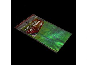 Folija za vezavo muh HENDS MAGIC BACK - OLIVE WITH IRISE EFFECT MAB342