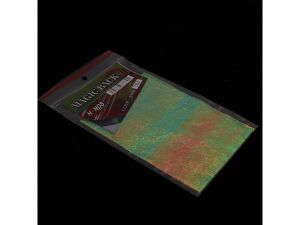 Folija za vezavo muh HENDS MAGIC BACK - TRANSPARENT S MĚDĚNÝM EFEKTEM MAB101