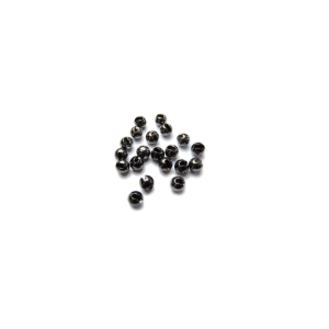 Slotted TRENDEX TUNGSTEN bead heads 2,5 mm 20 kos | black