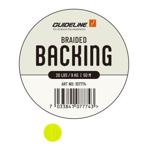 Backing GUIDELINE Braided Backing 20 lbs 50m Fl. Yellow (107774)