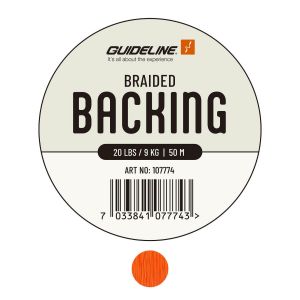 Backing GUIDELINE Braided Backing 20 lbs 50m Orange (107776)