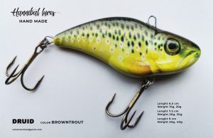 Glavinjara Hannibal lures DRUID 9cm 30g BROWNTROUT