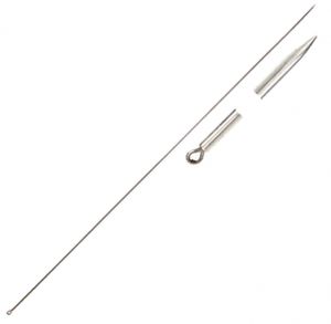 Igla za natikanje vabe CASTED IGLA ZA MAMČENJE MORSKOG CRVA SA UŠICOM SS 20 cm – 3 kom (CAS 3307)