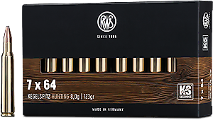 Strelivo | naboji RWS 7x64 KS 10.5g | 20 kos