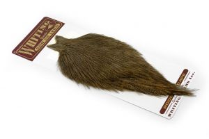 Material za vezavo muh Whiting Coq de Leon Cape Dark Pardo