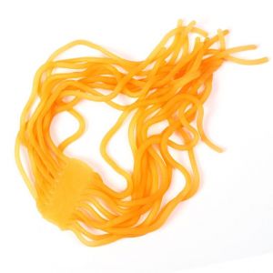 Material za črve - worm muhe Wapsi Sili Worms | SWR503 Fluo Orange