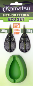 Feeder set ZESTAW METHOD FEEDER LIGHT ECO 25g+35g+FOREMKA KAMATSU