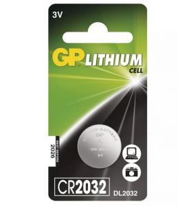 Baterija GP litijska CR2032 | 1 kos blister
