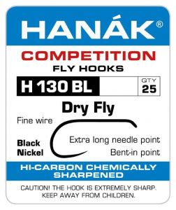 Muharski trnki HANAK COMPETITION H 130 BL Dry Fly (25 kos)
