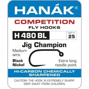 Muharski trnki HANAK COMPETITION H 480 BL Jig Champion (25 kos)
