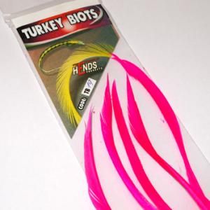 Biot pero za vezavo muh HENDS TURKEY BIOTS | fluo pink (TB-19)