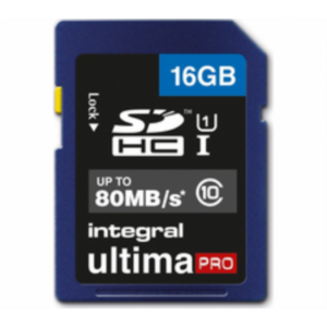 Spominska kartica INTEGRAL 16GB SDHC UltimaPro CLASS10 80MB UHS-I U1