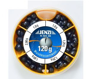 Svinci v škatlici JENZI Soft-Lead Dispenser, heavy, 120 g contents | 8635000