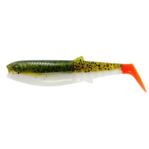 Silikonske vabe SAVAGE GEAR CANNIBAL SHAD 15CM 33G OLIVE HOT ORANGE 2PCS (77164)