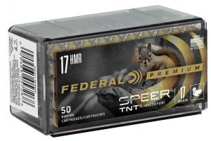 Strelivo Federal V-Shok 17 HMR TNT 1,10g / 17gr HP