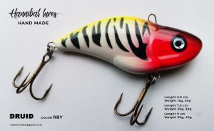 Glavinjara Hannibal lures DRUID 9cm 30g RBY