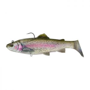 Silikonska vaba SAVAGE GEAR 3D TROUT SHAD 12.5 CM 35 G FAST SINKING CLEAR RAINBOW TROUT (1636625)