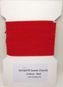 Volna za vezavo Semperfli Suede Chenille Fl Red