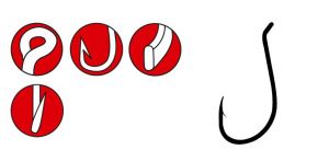 Trnki za ribolov Gamakatsu SALT LS-5314F hooks black #6 (10 kos)