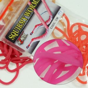 Material za črve - worm muhe HENDS SQUIRMY WORMS - PINK | SW-41
