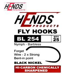 Muharski trnki HENDS BL 254 Wet Fly, Nymphs - Barbless (25 kos)