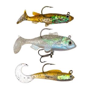 Silikonske vabe za ostriža ZEBCO Perch Lure Pack - NATURAL 6cm (Z0860006)