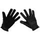 Usnjene rokavice MFH Leather Gloves, black, padding, suede reinforcement