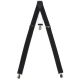 Naramnice za hlače MFH Suspenders, black | 22182A