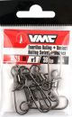 Vrtljivka s karabinom VMC Rolling Swivel + Duolock 3526 BK | #1 5 kos