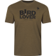 Lovska t-shirt majica SEELAND Bird Lover T-shirt (Dark Olive Melange)